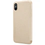 Nillkin Sparkle Series New Leather case for Apple iPhone XS, iPhone X (without LOGO cutout) order from official NILLKIN store